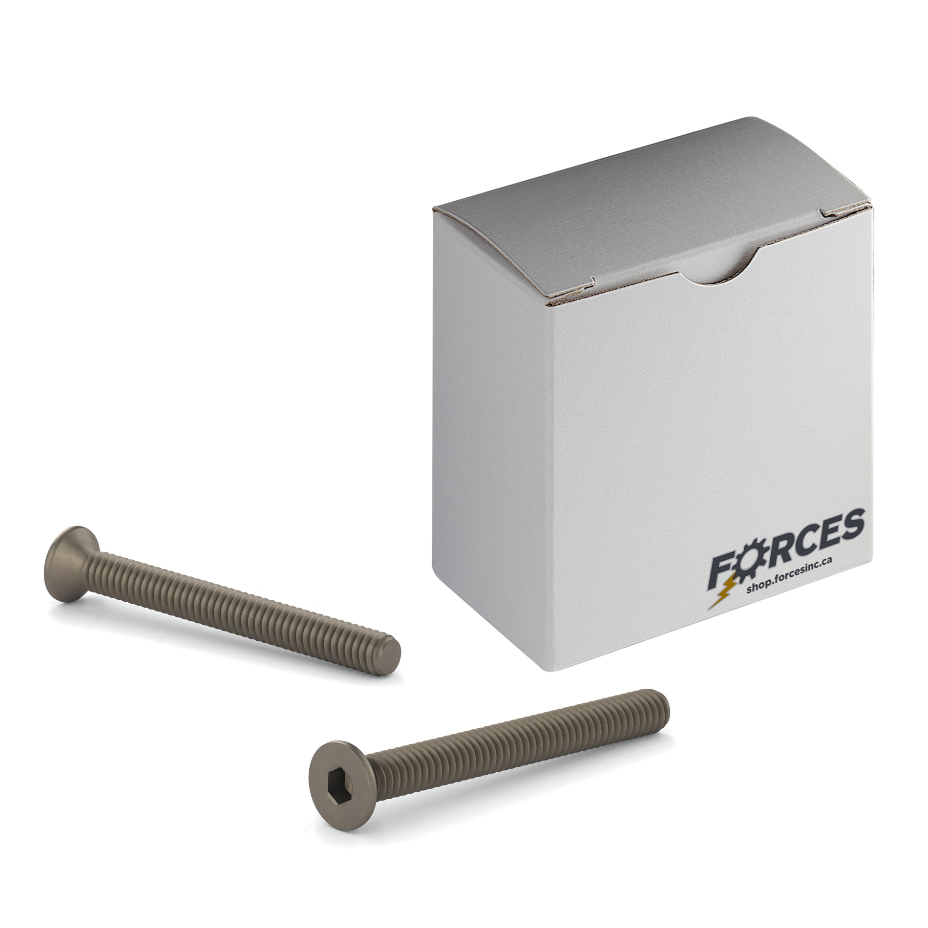 M6-1.0 x 12mm DIN 7991 Flat Head Socket Cap Screw Full thread - Plain Steel Class 10.9