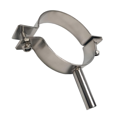 Hanger With Rod for Sanitary DIN Pipe 304 Stainless Steel