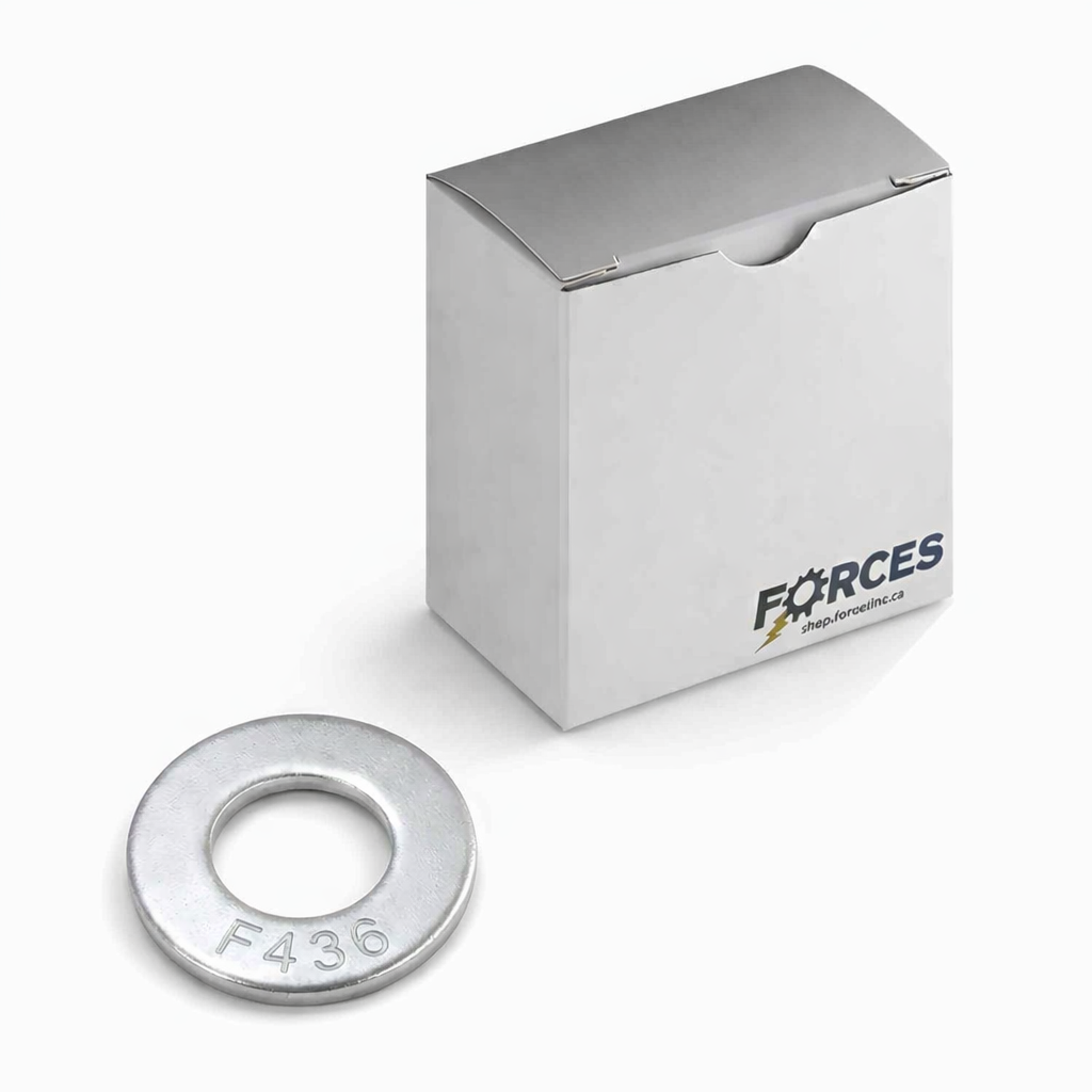 F436 Structural Flat Washer 1/4" x 0.625" O.D. - Hot Dip Galvanized