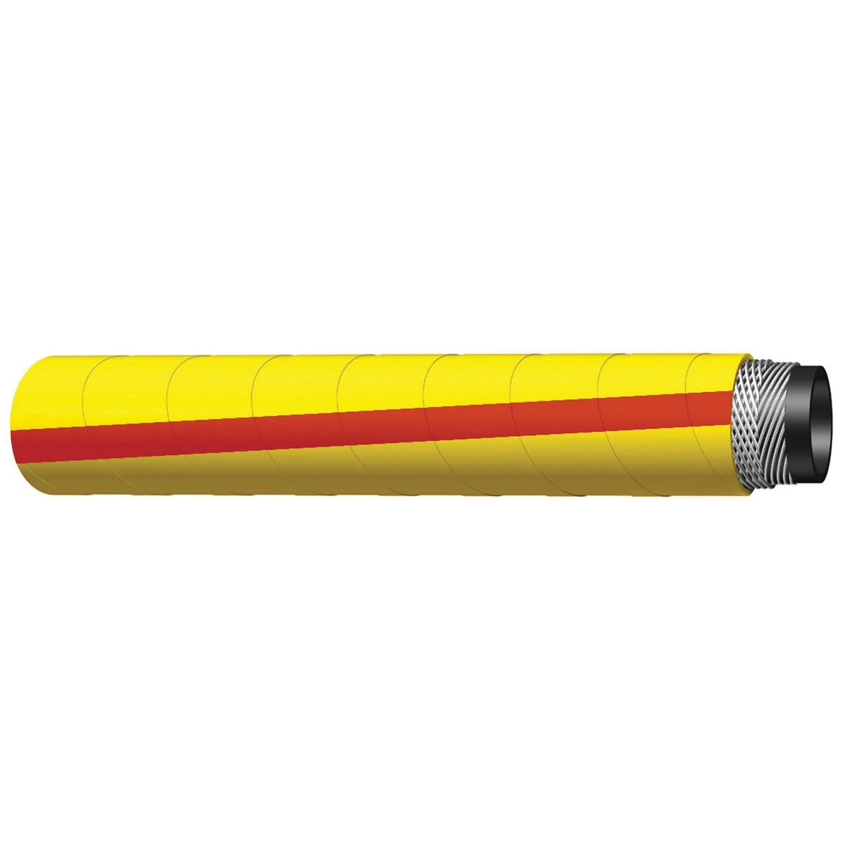 Heavy-Duty Steelflex Air Hose 1-1/2" I.D. 600 PSI - Red/Yellow Rubber