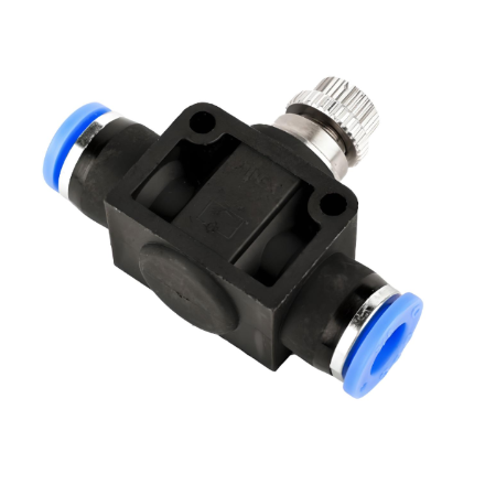 Push To Connect Inline Flow Control Valve 1/2" Tube