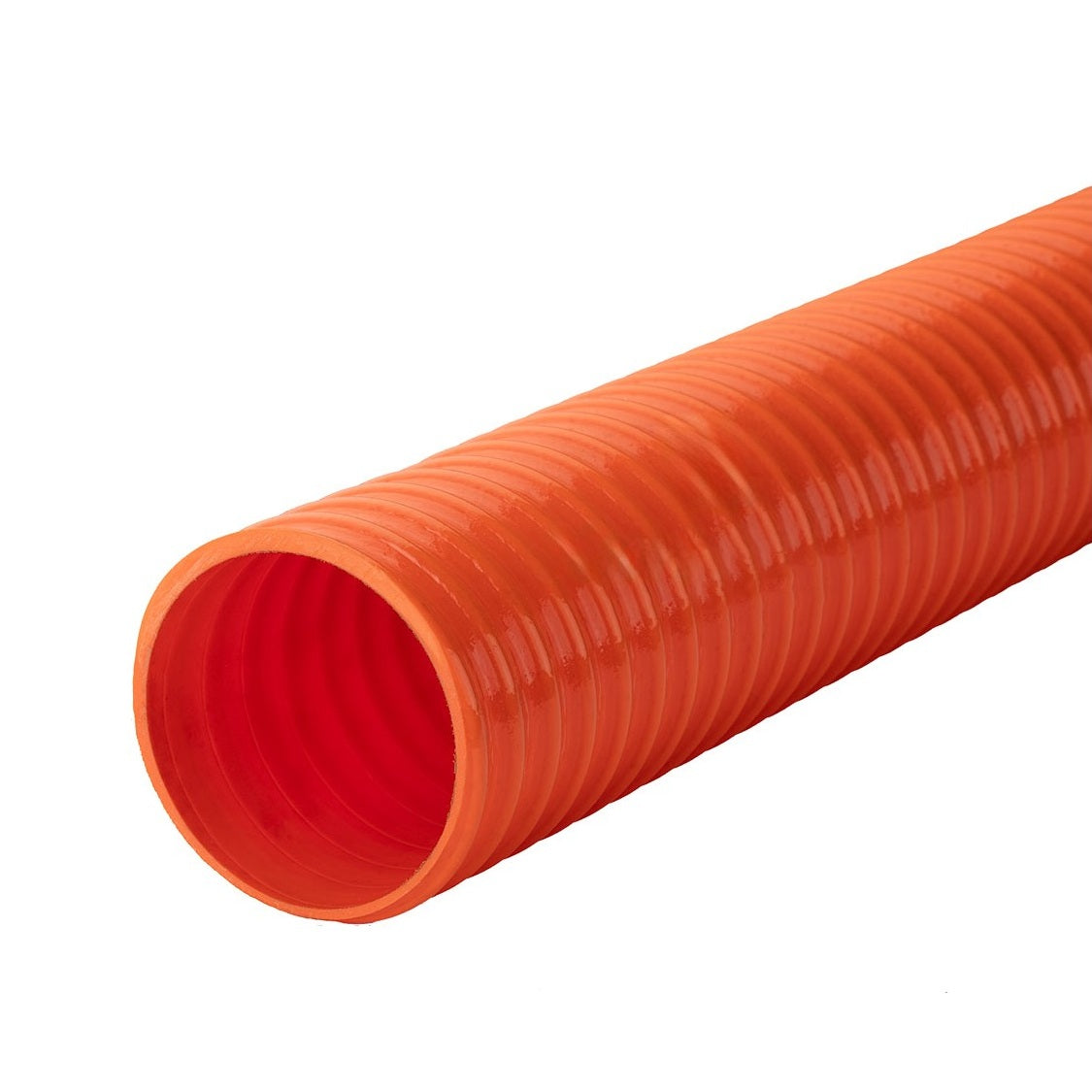 Kanaflex 101PS Water Suction Hose 2-3/8" I.D. 35 PSI - Clear/Orange PVC