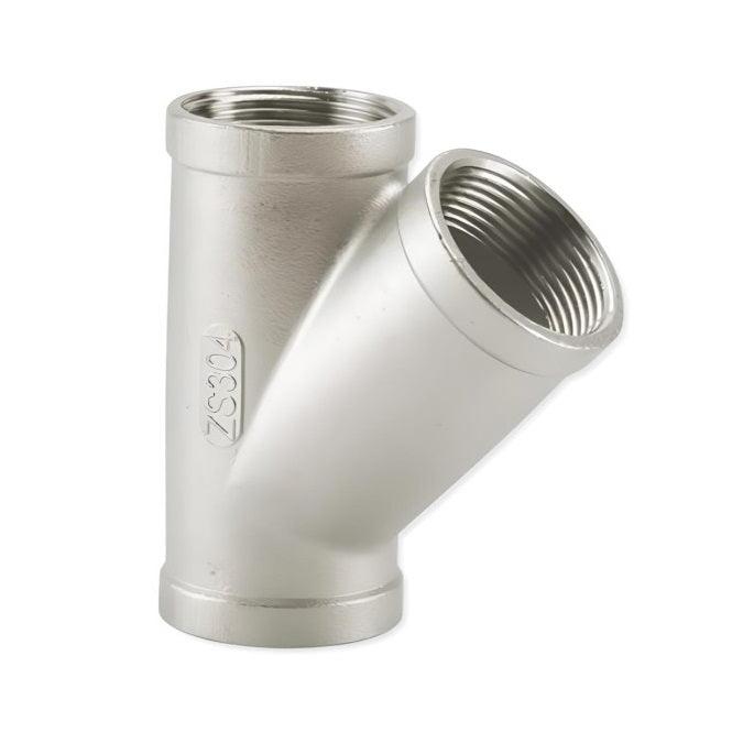 3/4" Lateral Wye Tee NPT #3000 - SS 304/304L - Forces Inc