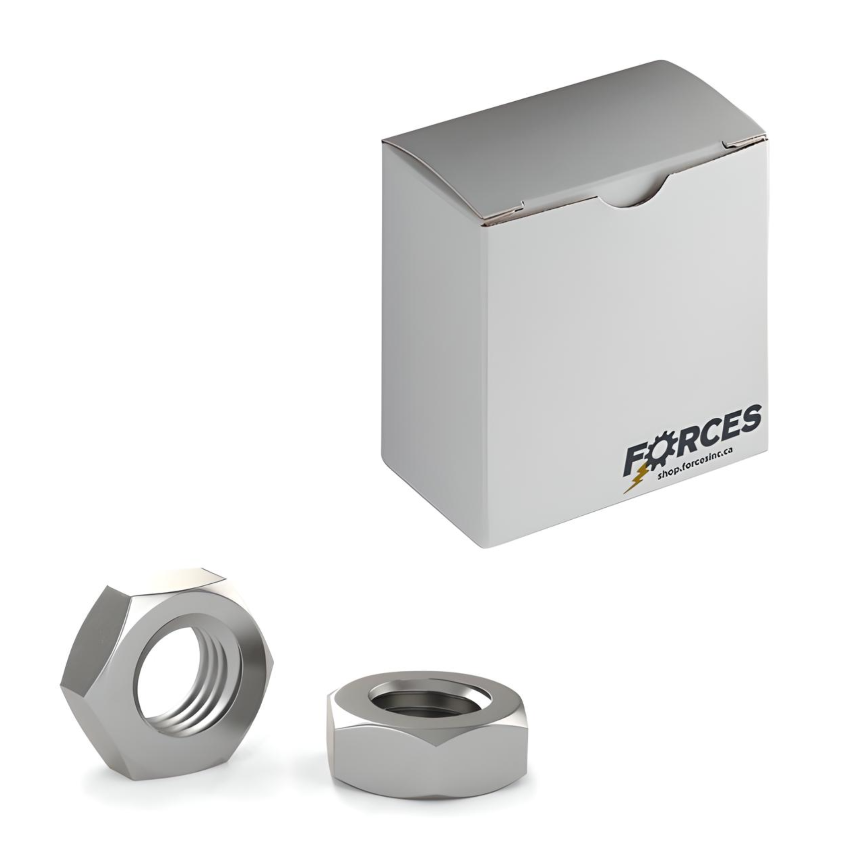 4-40 Machine Screw Hex Nut - Stainless Steel 316