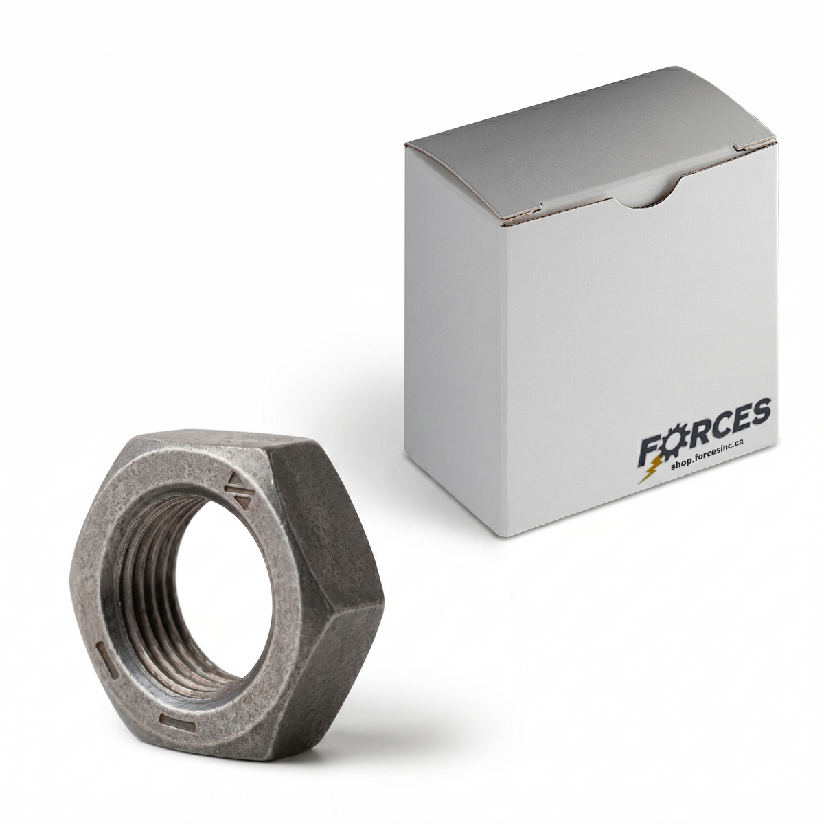 Hex Jam Nut 1/2"-20 - Plain Steel Grade 5