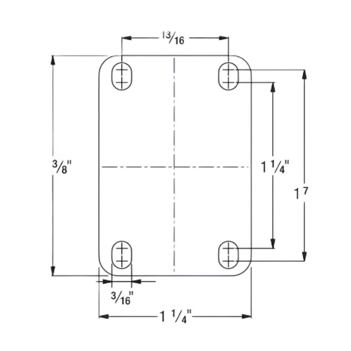 Neoprene Black Caster 2" x 1" Swivel 125 lbs Precision Ball Bearing P7/7K