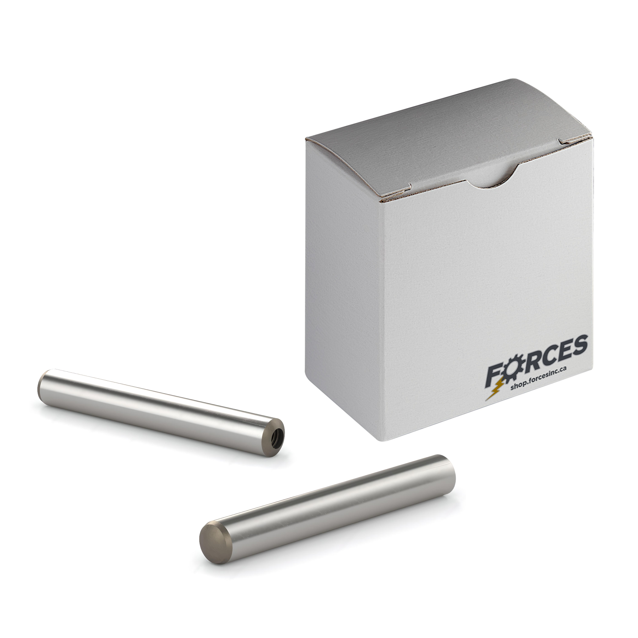M12 x 20mm DIN 7979D Pull-Out Dowel Pin Type D - Plain Steel