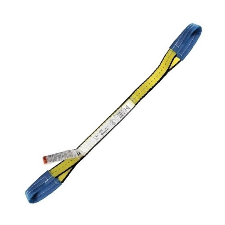 1" Web Sling (3100Lbs) 2-Ply Type 3 - Yellow Polyester