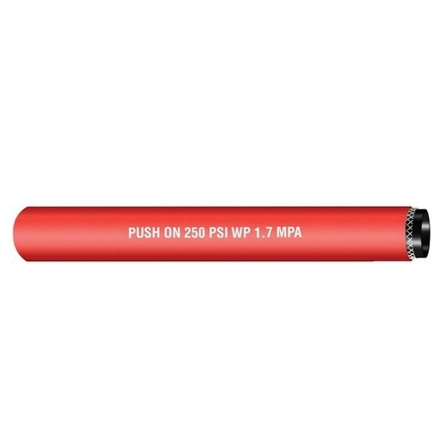Premium GP Push-On Hose 1/2" I.D. 250 PSI - Red Neoprene