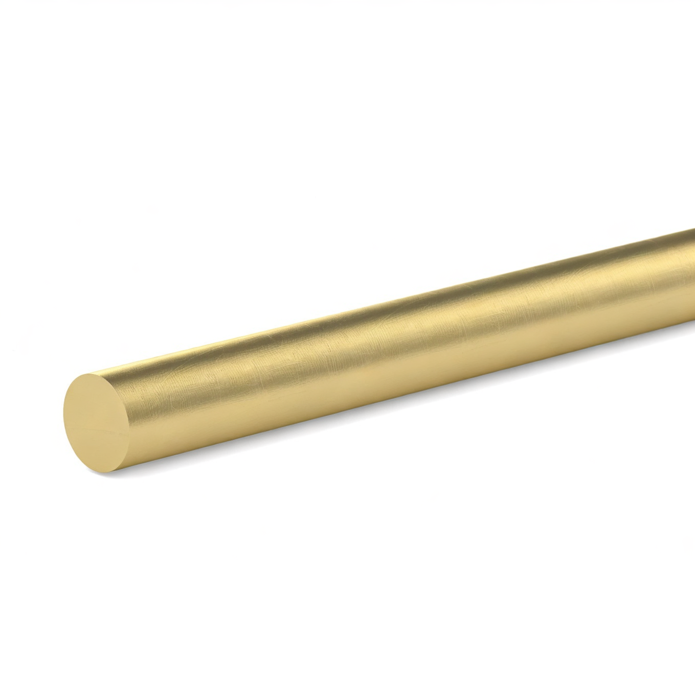 Unthreaded Rod 1/8" x 36" - Solid Brass