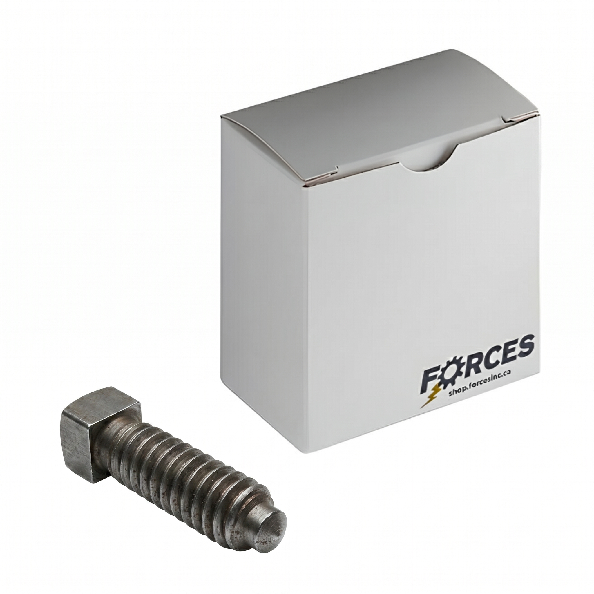 Half Dog Point Square Head Set Screw 1"-8 x 2-1/2" - Plain Steel