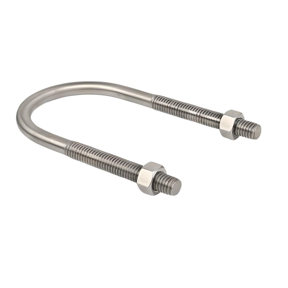 304 Stainless Steel U-Bolt 4-5/8" (ID) x 3/8"-16 x 6-1/2" (H)