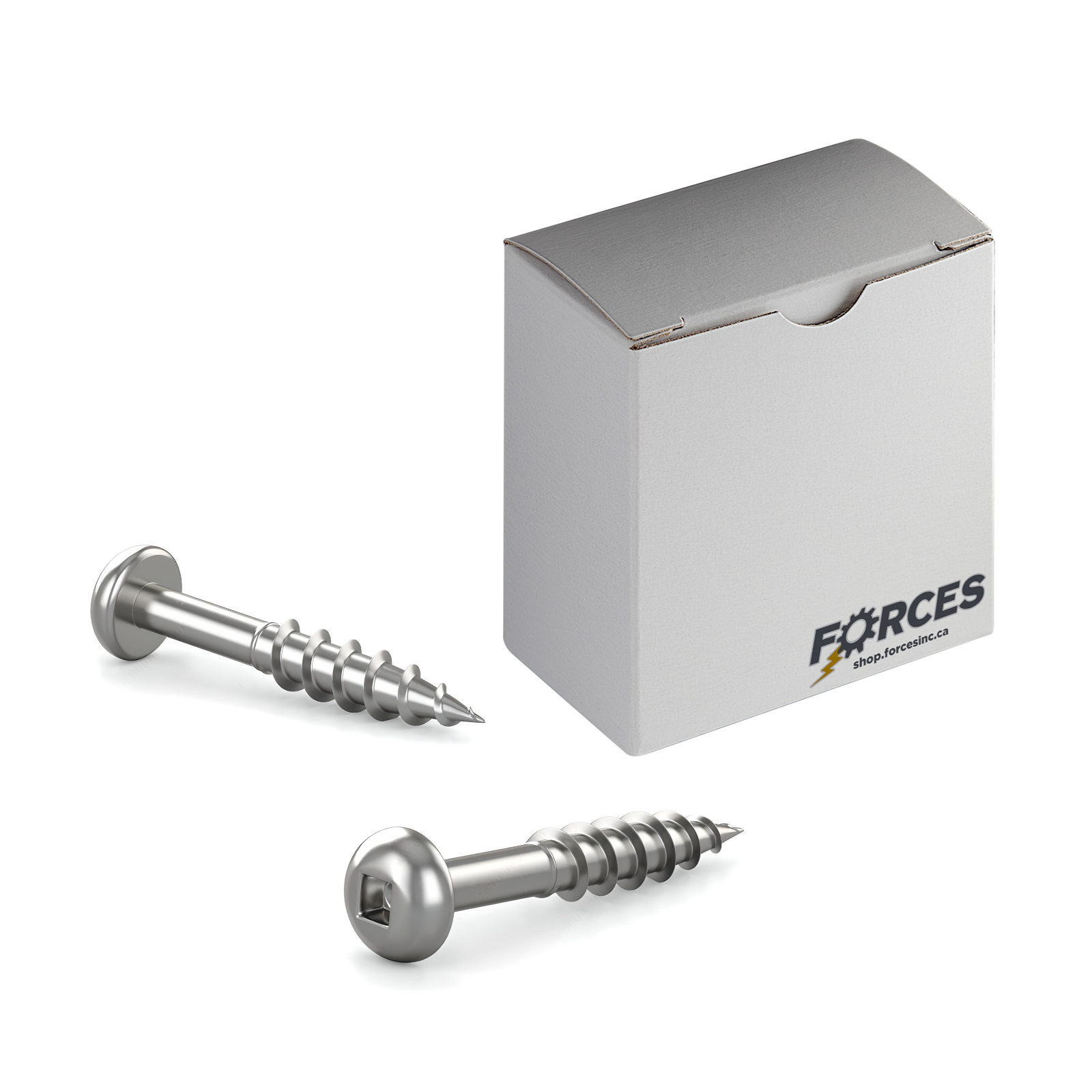 #6 x 1" Deck Screws Pan Head Stainless Steel 18-8