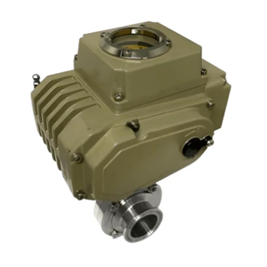 Tri-Clamp Butterfly Valve W/ Electric Actuator 24V DC - SS 316