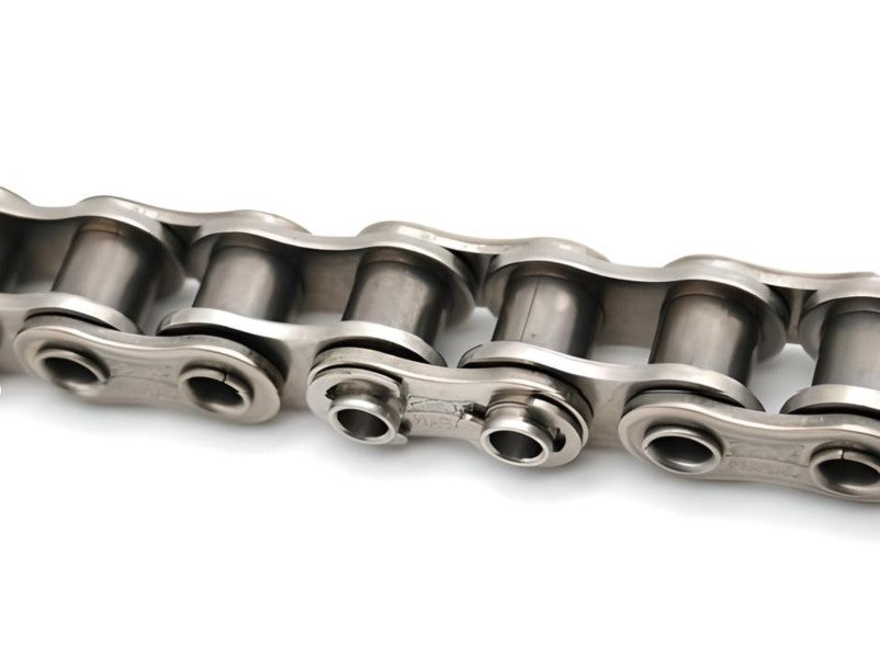 Jeremywell 40HP Hollow Pin Roller Chain – 10 Feet With 1 Connecting Link, 0.5 Inch Pitch
