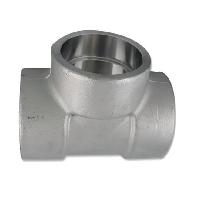 3/8" Tee Socket Weld #3000 - SS 304/304L - Forces Inc
