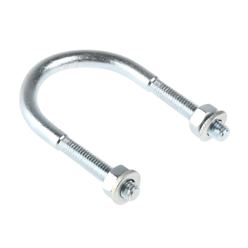 Zinc Plated U-Bolt 3-1/2" (ID) x 1/2"-13 x 5" (H)