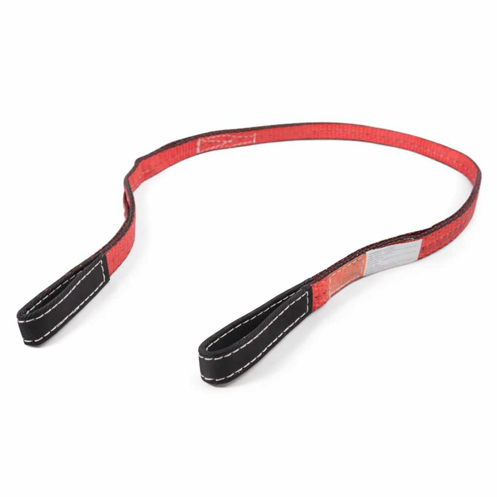 1" Vanguard® Web Sling (3100 lbs) 2-Ply Type 3 - Red Polyester