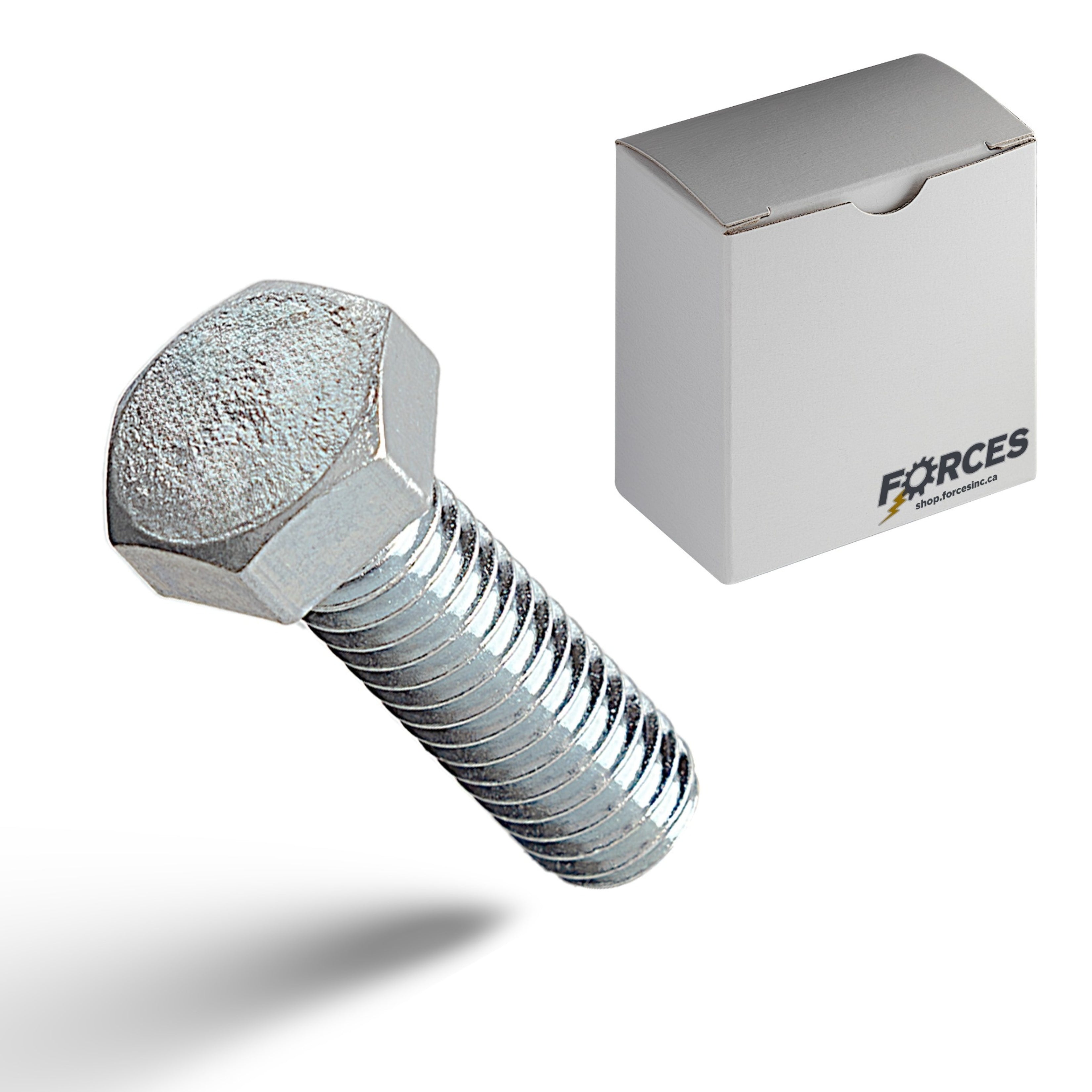 Hex Head Bolt M6-1.0 x 20mm Full thread - Zinc Plated Class 10.9