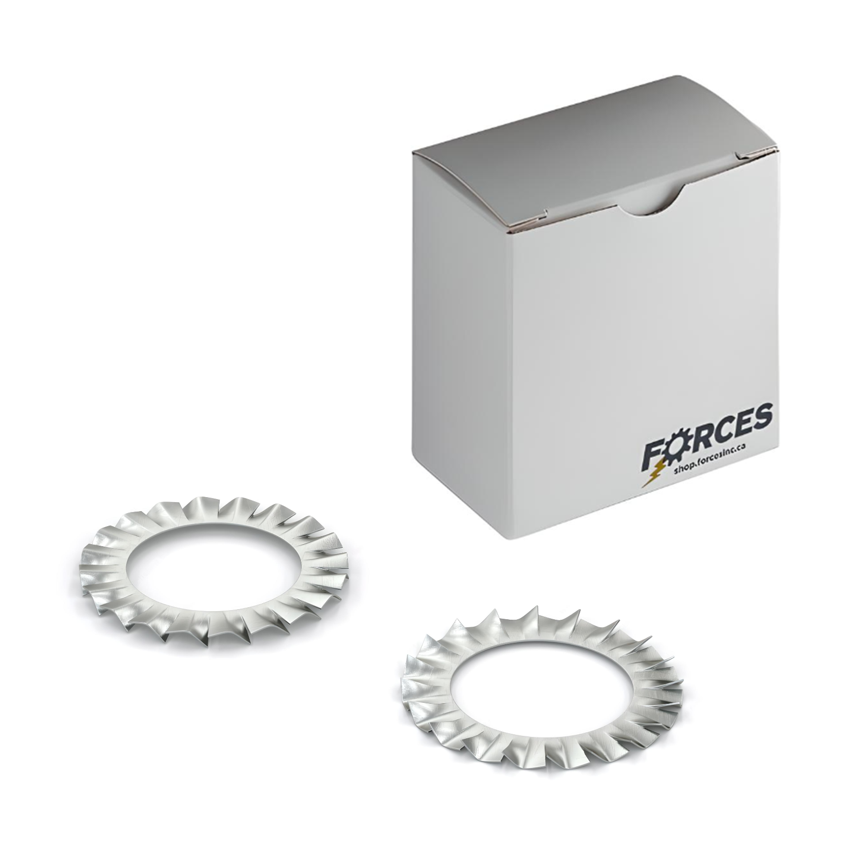 DIN 6798A External Tooth Serrated Lock Washer M14 - Zinc Plated