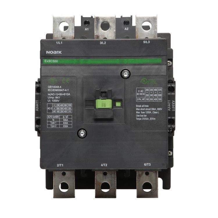 Contactor Non-Reversing (FVNR) 120Vac/dc 400A 3NO+2NO+2NC | Ex9C400E22G - Forces Inc