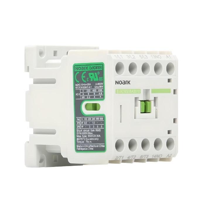 Contactor Non-Reversing (FVNR) 24Vac 12A 3NO+1NO | Ex9CMS12A30B7A - Forces Inc