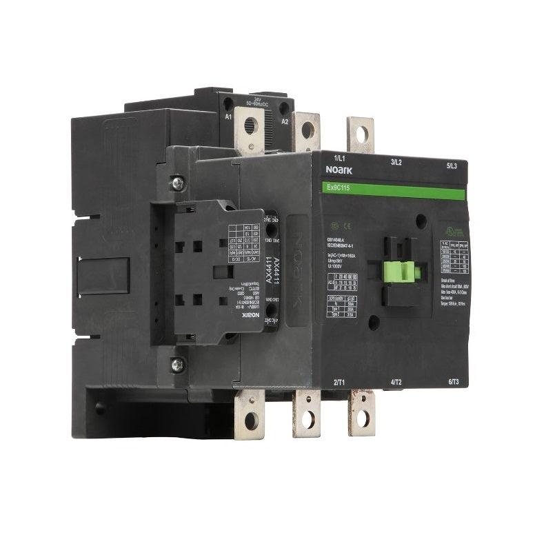 Contactor Non-Reversing (FVNR) 24Vac/dc 115A 3NO+2NO+2NC | Ex9C115E22B - Forces Inc