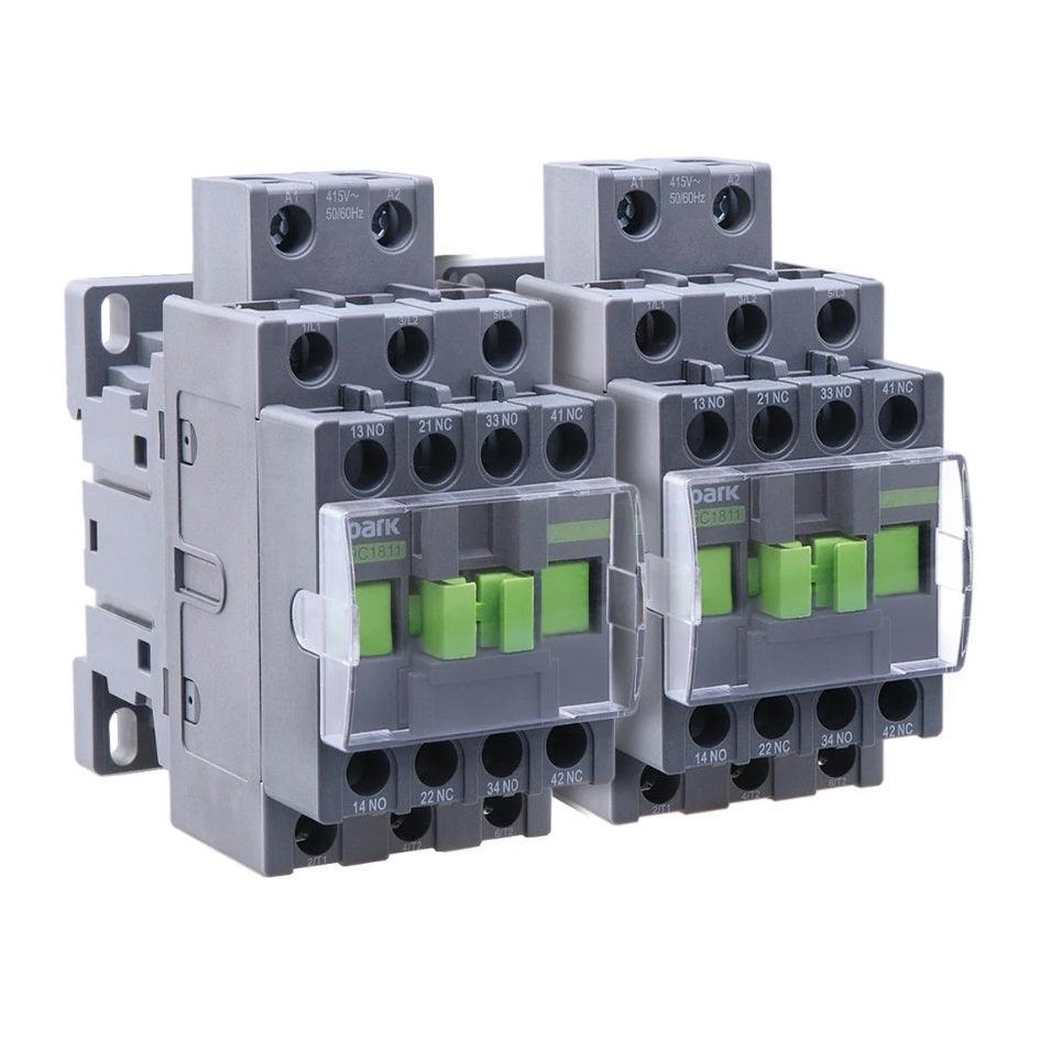 Contactor Reversing (FVR) 120Vac 12A 3NO+1NO+1NC | Ex9CR1211G7 - Forces Inc