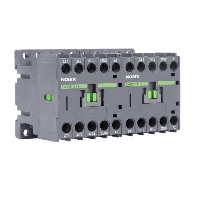 Contactor Reversing (FVR) 120Vac 9A 4NO | Ex9CSR09G7C - Forces Inc