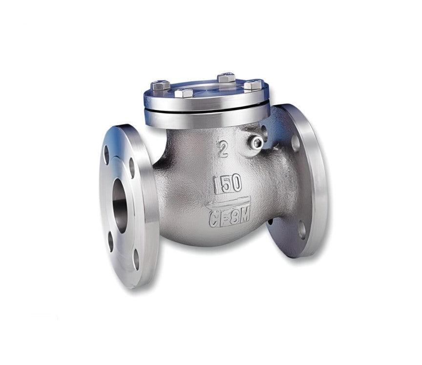 Flanged Swing Check Valve 1/2" #150 Stainless Steel 316 - Forces Inc