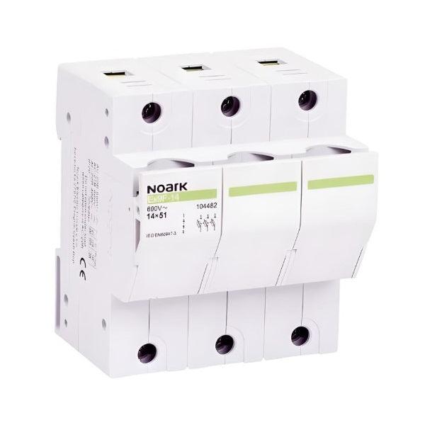 Fuse Holder 3P 30A Class CC Fuse W/o Indication Light | F30CC3 - Forces Inc