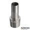 Hose Barb 1-1/2" x 1-1/2" NPT(M) Non-Sanitary - Stainless Steel 304 - Forces Inc