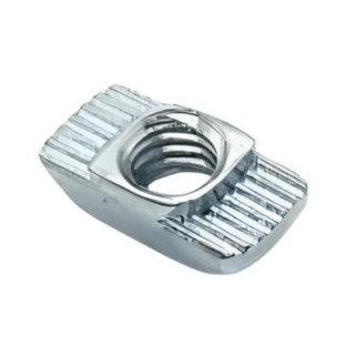 M8 Drop-In Quarter Turn T-Nut | 45 Series Aluminum T-Slot - Forces Inc