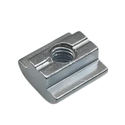 M8 Standard T-nut | 45 Series Aluminum Extrusion - Forces Inc