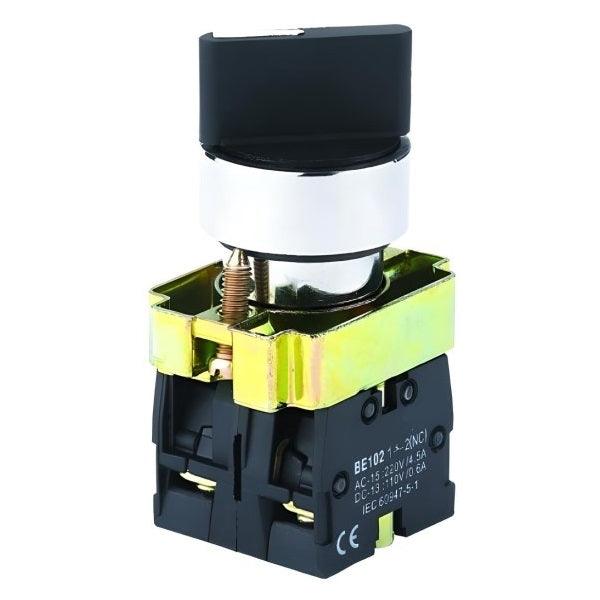 NOARK® Selector Switch Rotary Knob 2 Position Lock 1NO | Ex9PBD21 - Forces Inc