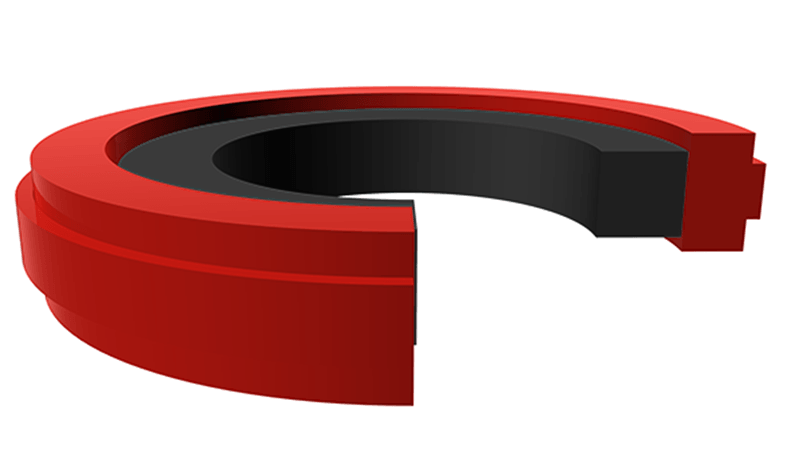 Piston Seal (169U) 3.000" x 2.462" x 0.274" - Polyurethane/Nitrile - Forces Inc