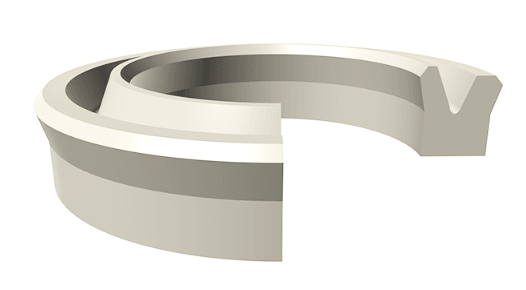 Piston U-Seal (UP) 5.000" x 4.250" x 0.500" - Polyurethane - Forces Inc