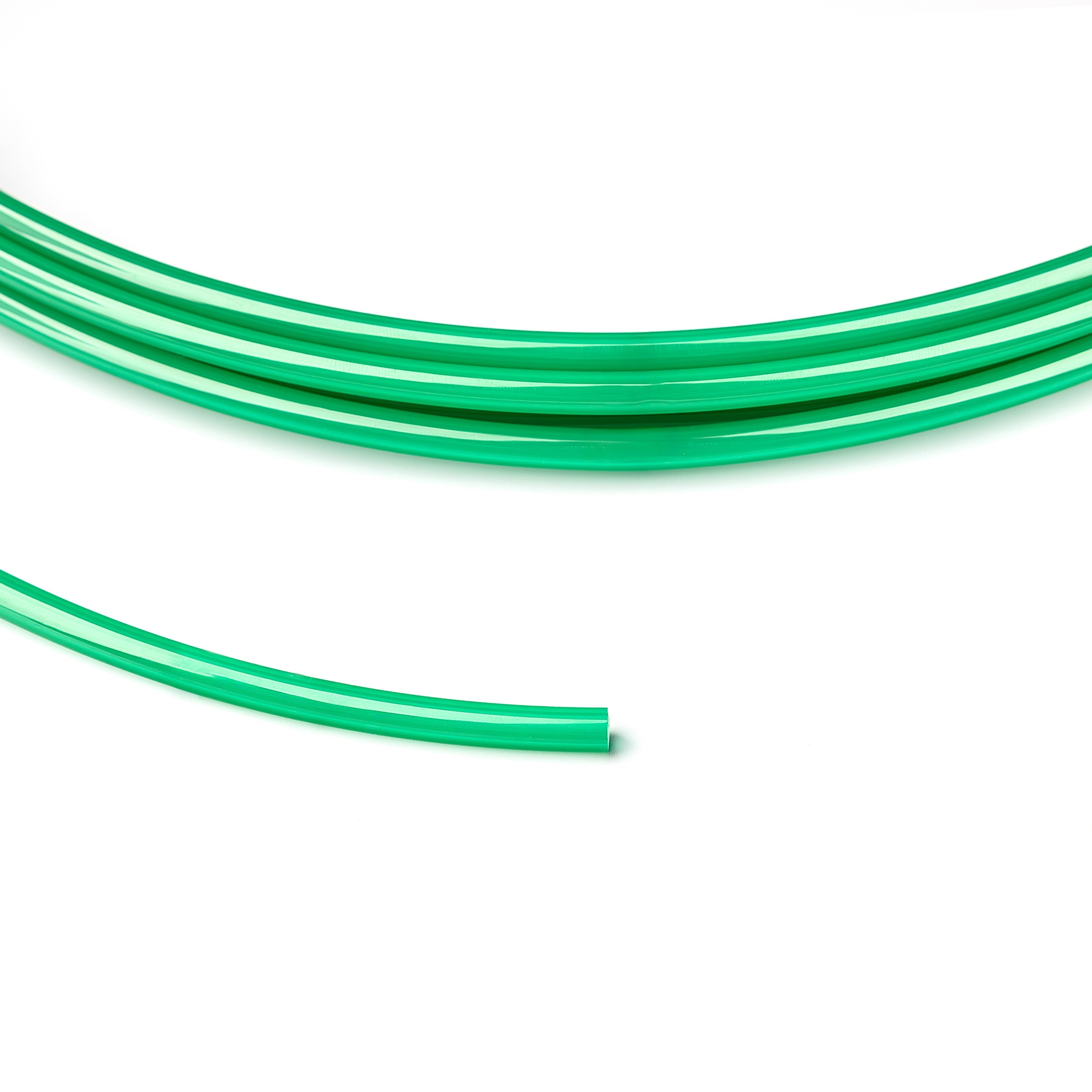 Pneumatic Air Tubing Green Polyurethane - 1ft