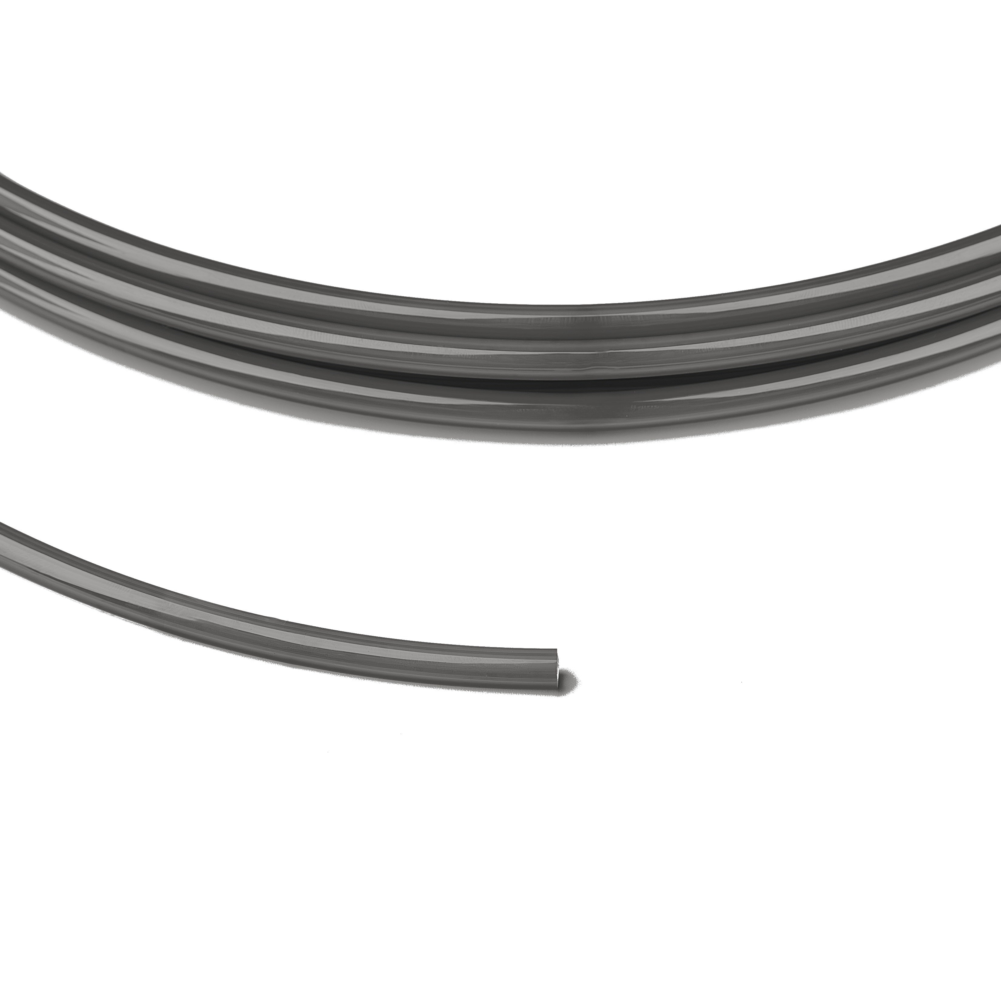 Pneumatic Air Tubing Grey Polyurethane - 1ft