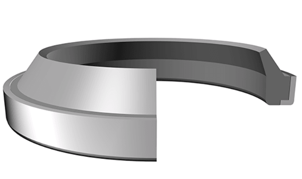 Rod Wiper (WN) 8mm x 22mm x 4.5mm - Nitrile/Steel - Forces Inc