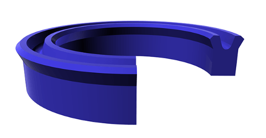 Rod/Piston U-Seal (A) 40mm x 60mm x 13mm - Polyurethane - Forces Inc