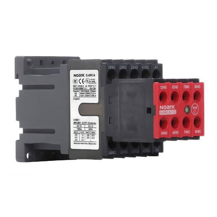 Safety Contactor Relay FVNR 24Vdc 4NO+4NC Ex9RCA Series | Ex9RCA44DBS - Forces Inc