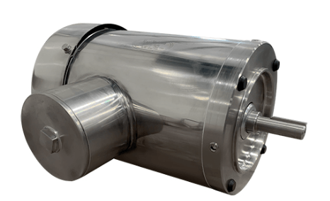 Stainless Steel Motor 1.5HP, 1200RPM, 208-230/460V, Frame 56C, TEFC, Round Body | MQSP-156RB - Forces Inc