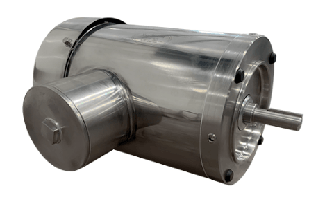 Stainless Steel Motor 1.5HP, 3600RPM, 208-230/460V, Frame 56C, TEFC, Round Body | MQSP-152RB - Forces Inc