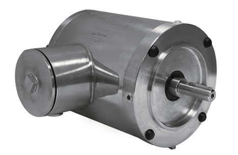 Stainless Steel Motor 1.5HP, 3600RPM, 208-230/460V, Frame 56C, TENV, Round Body | MQSP-152RBNV - Forces Inc