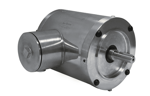 Stainless Steel Motor 1/2HP, 1200RPM, 208-230/460V, Frame 56C, TENV, Round Body | MQS-126RB - Forces Inc