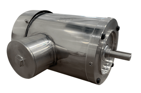 Stainless Steel Motor 1/2HP, 1800RPM, 208-230/460V, Frame 56C, TEFC, Round Body | MQS-124RBFC - Forces Inc