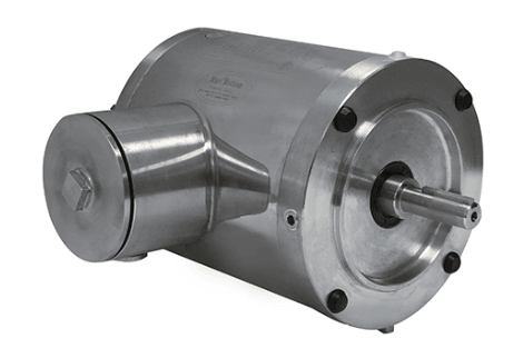 Stainless Steel Motor 1/2HP, 1800RPM, 208-230/460V, Frame 56C, TENV, Round Body | MQS-124RB - Forces Inc