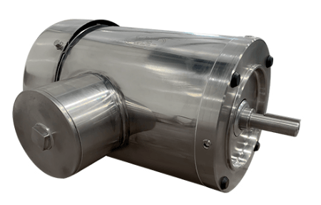 Stainless Steel Motor 1/2HP, 1800RPM, 575V, Frame 56C, TEFC, Round Body | MPS-124RBFC - Forces Inc