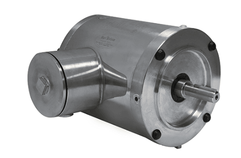 Stainless Steel Motor 1/2HP, 3600RPM, 208-230/460V, Frame 56C, TENV, Round Body | MQS-122RB - Forces Inc